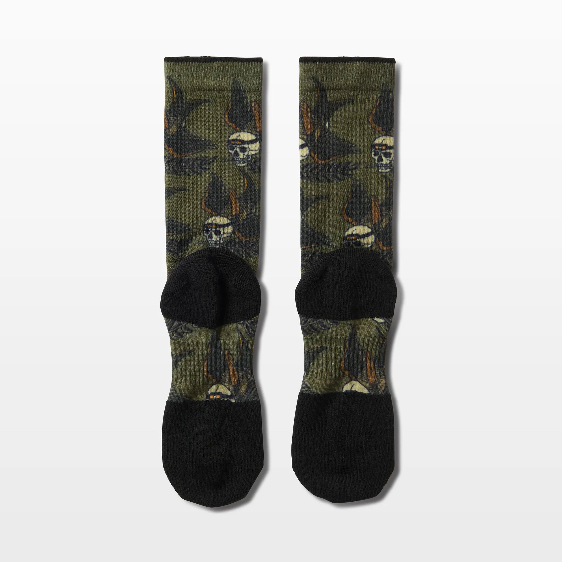 Sock & Awe Broken Sparrow – Ranger Green