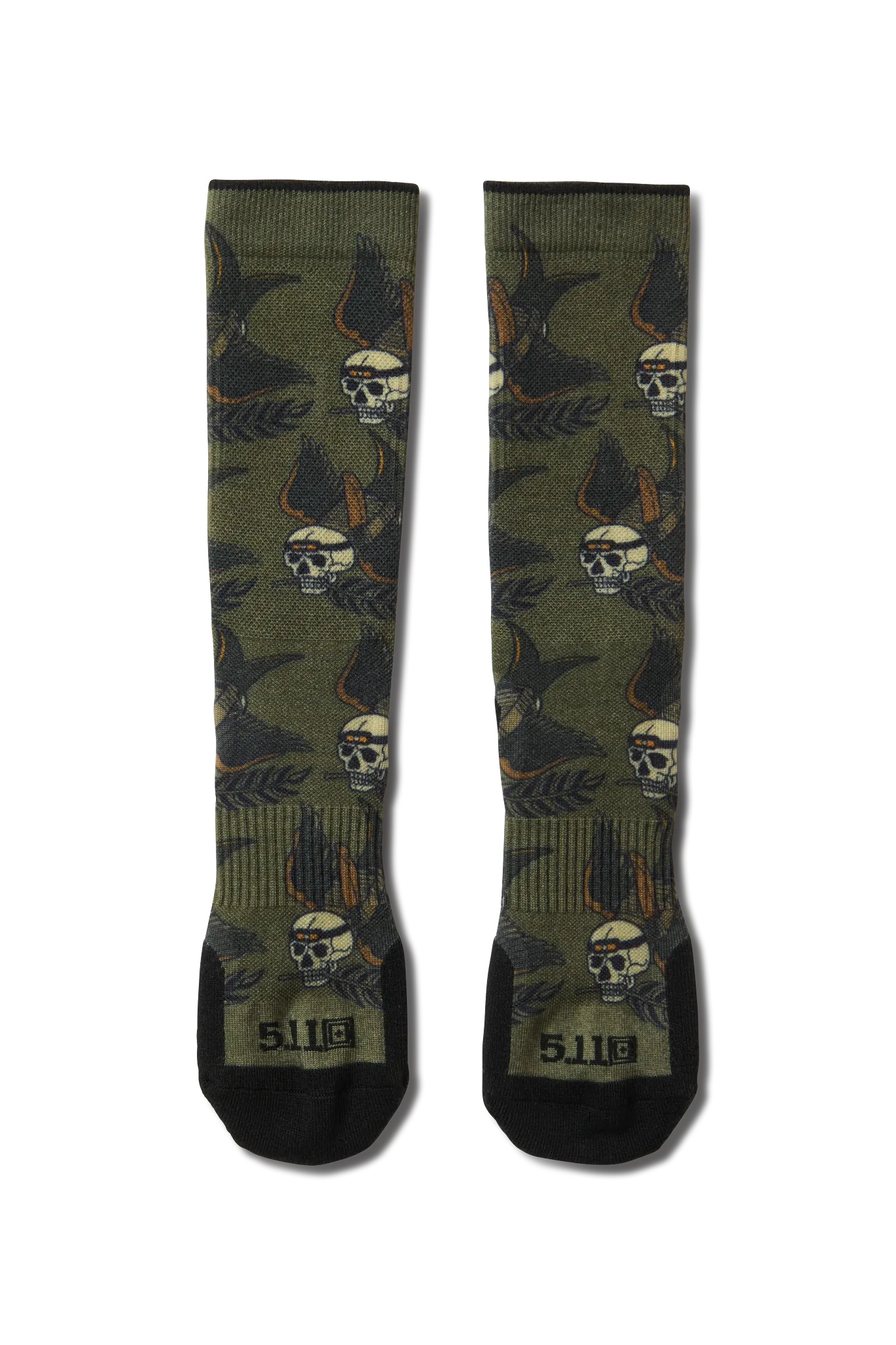 Sock & Awe Broken Sparrow – Ranger Green