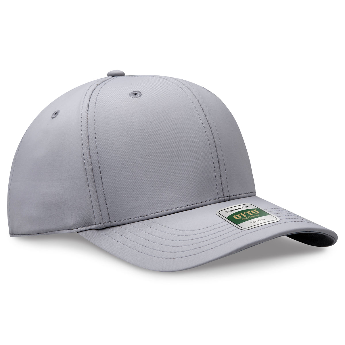 OTTO 101 Club Collection 6 Panel Pro Style Cap – CoolNyl™ - Gray