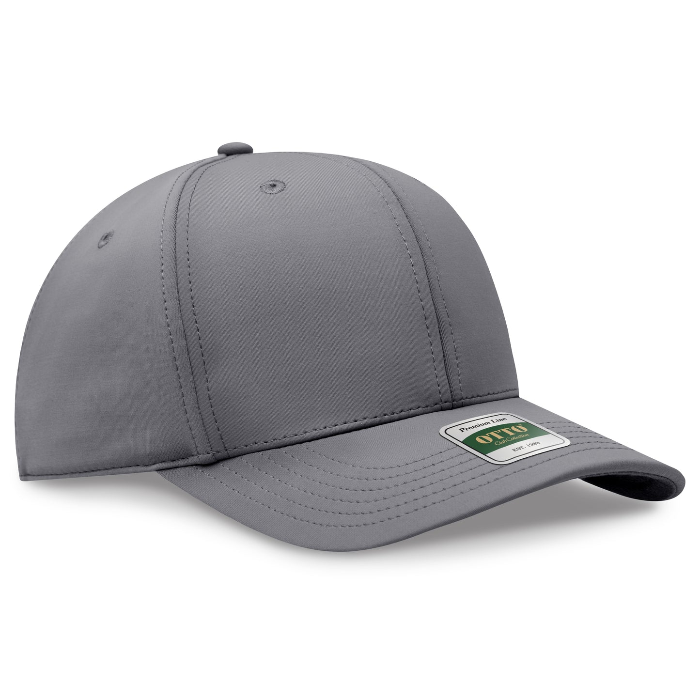 OTTO 101 Club Collection 6 Panel Pro Style Cap – CoolNyl™ - Char. Gray