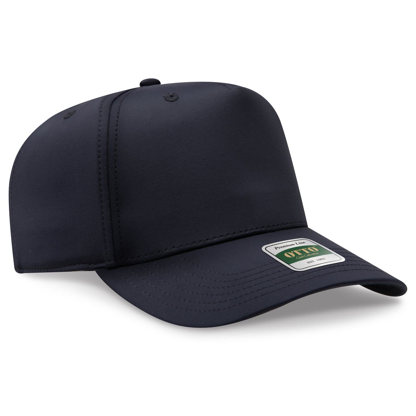 OTTO 103 Club Collection 5 Panel Pro Style Cap – CoolNyl™ - Black