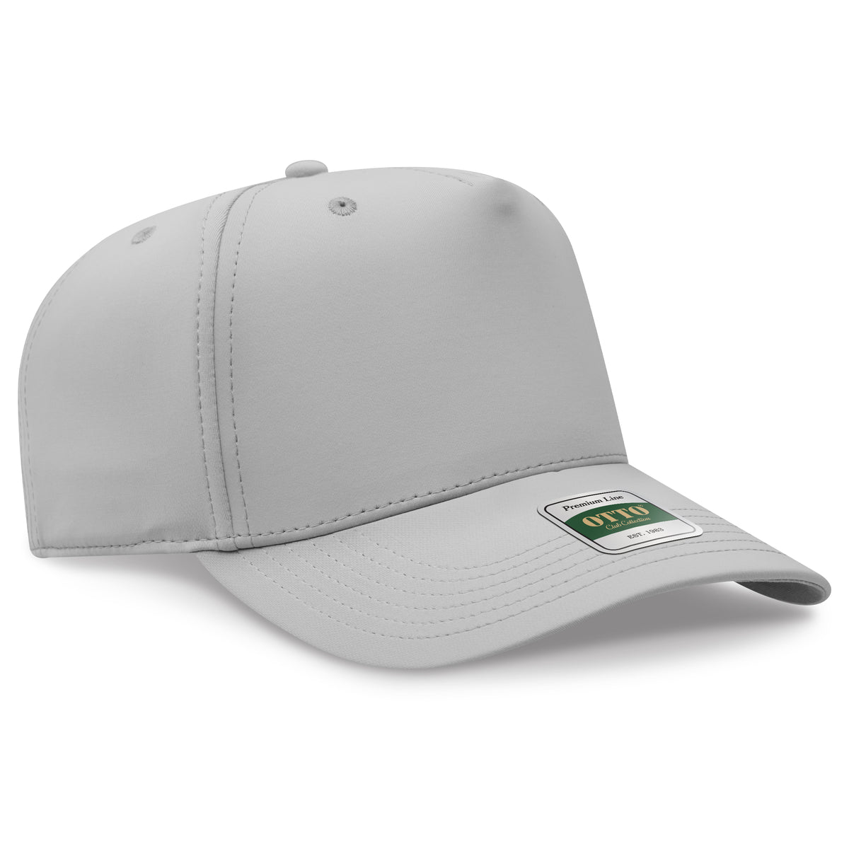 OTTO 103 Club Collection 5 Panel Pro Style Cap – CoolNyl™ - Gray