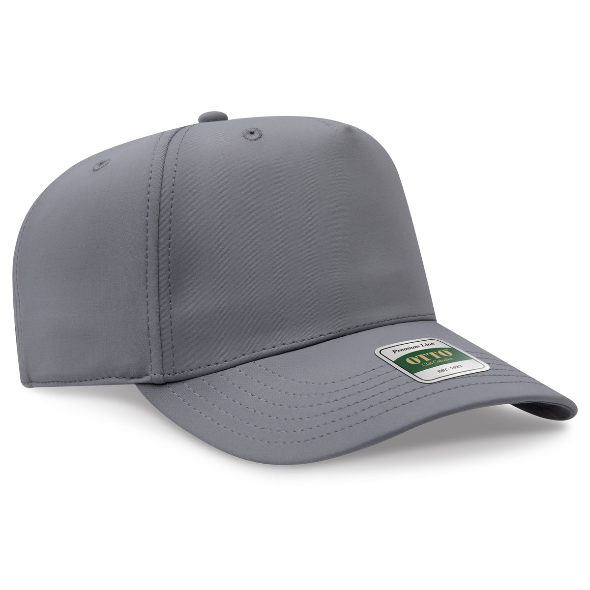 OTTO 103 Club Collection 5 Panel Pro Style Cap – CoolNyl™ - Char. Gray