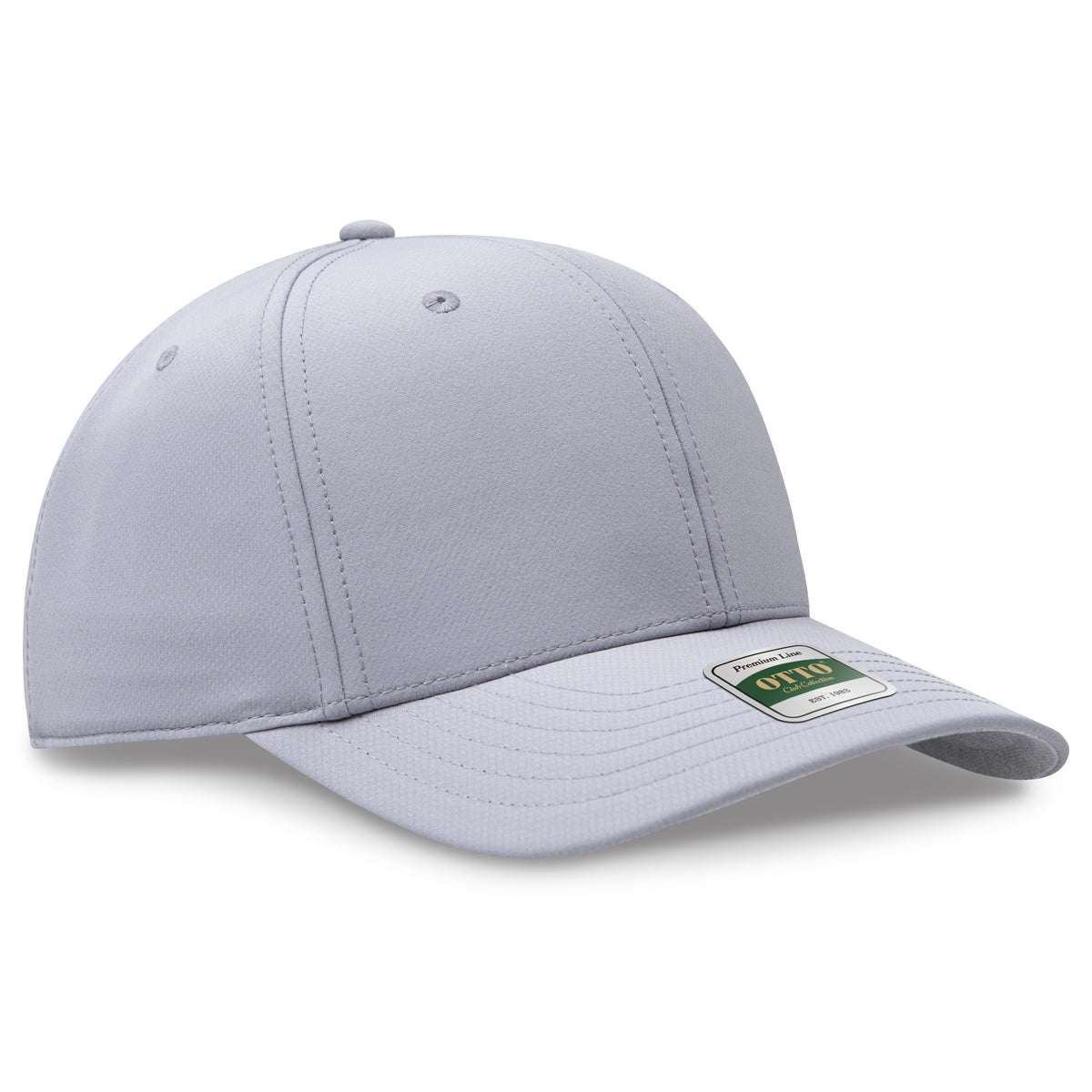 OTTO 111 Club Collection 6 Panel Pro Style Cap – GridTek™ - Gray