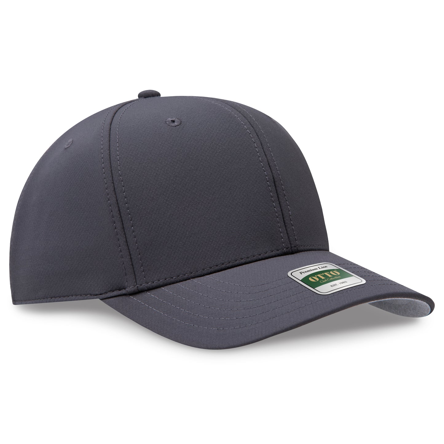 OTTO 111 Club Collection 6 Panel Pro Style Cap – GridTek™ - Char. Gray