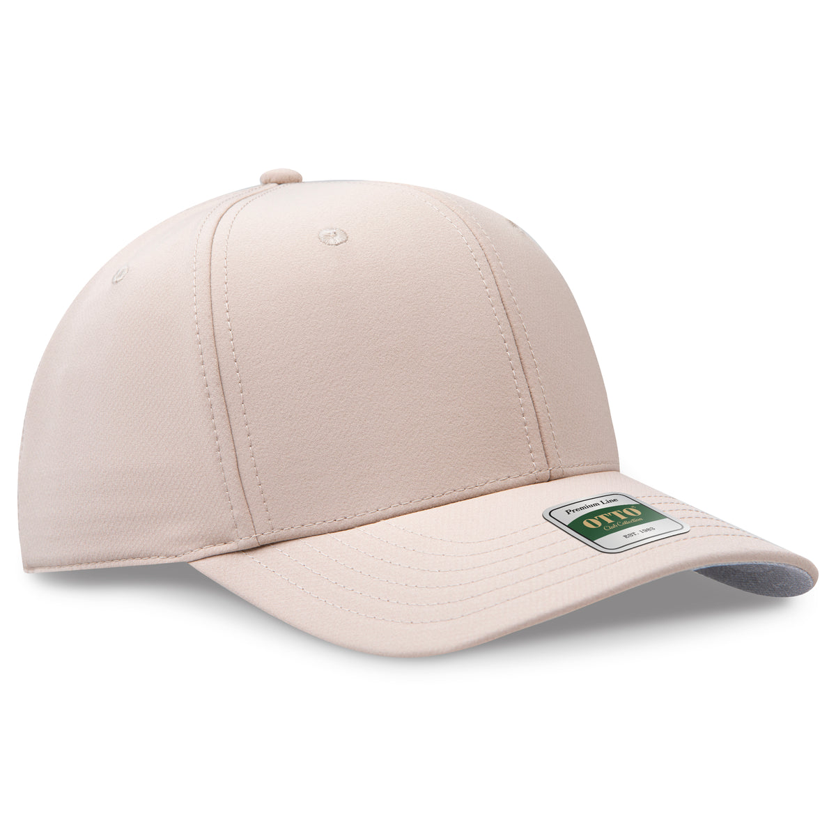 OTTO 111 Club Collection 6 Panel Pro Style Cap – GridTek™ - Khaki