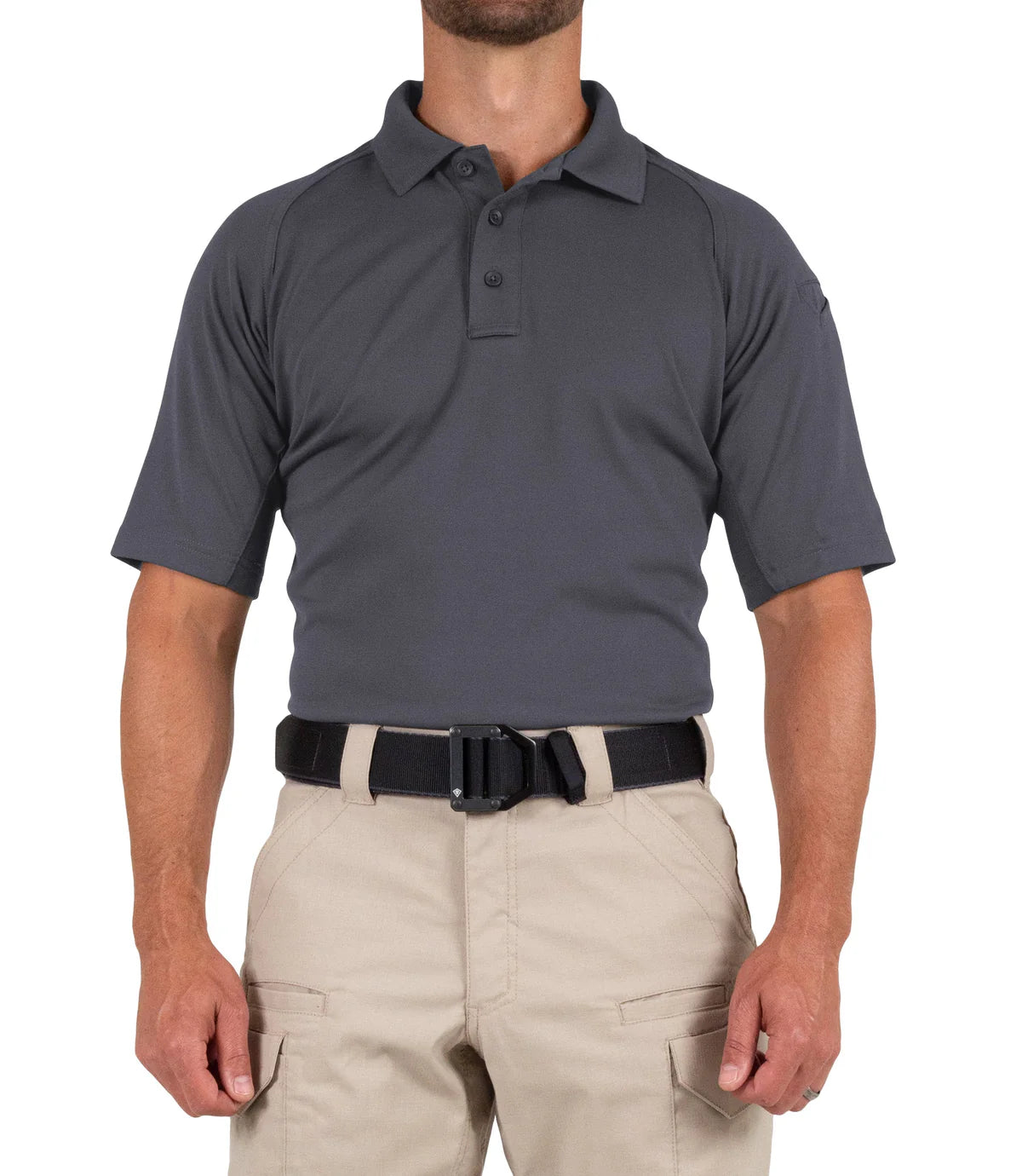 First Tactical Mens Short Sleeve Polo - Asphalt