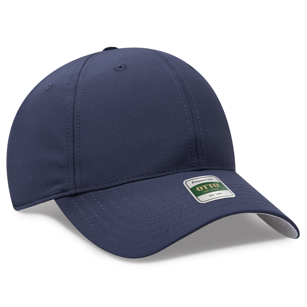 OTTO 115 Club Collection 6 Panel Low Profile Cap – GridTek™ - Navy