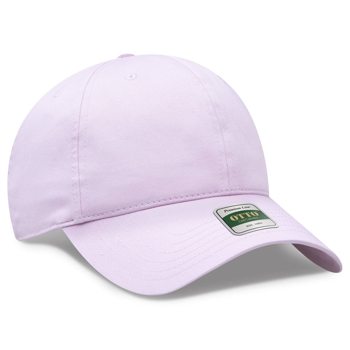 OTTO 124 Club Collection 6 Panel Low Profile Dad Cap – CottonLux - Lavender