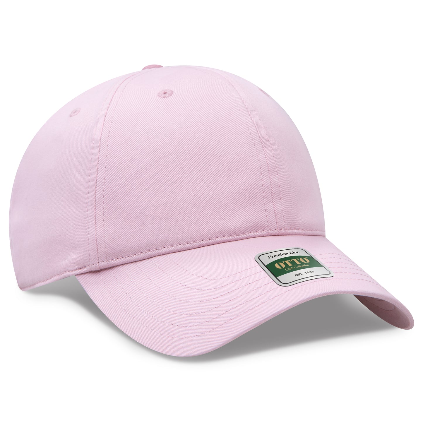 OTTO 124 Club Collection 6 Panel Low Profile Dad Cap – CottonLux - Dusty Rose