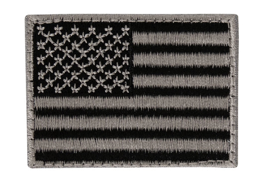 Rothco Mini US Flag Patch With Hook Back