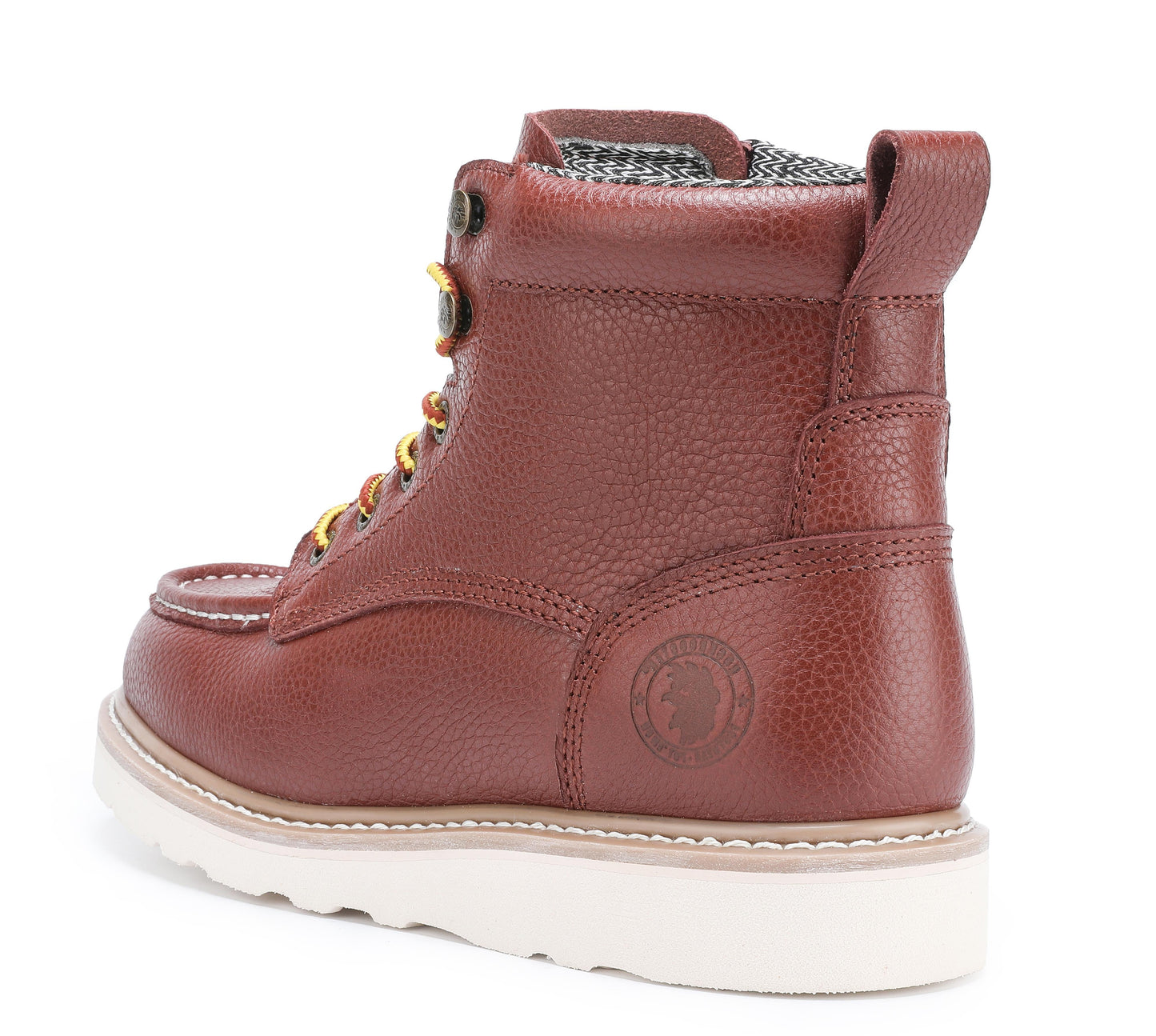 ROCKROOSTER Walker 6 inch Wedge Work Boots, Soft toe, Oil Resistant ASTM 2892 with Vibram® Outsole VAP360