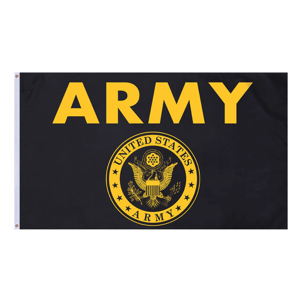 Rothco Black &amp; Gold Army Flag