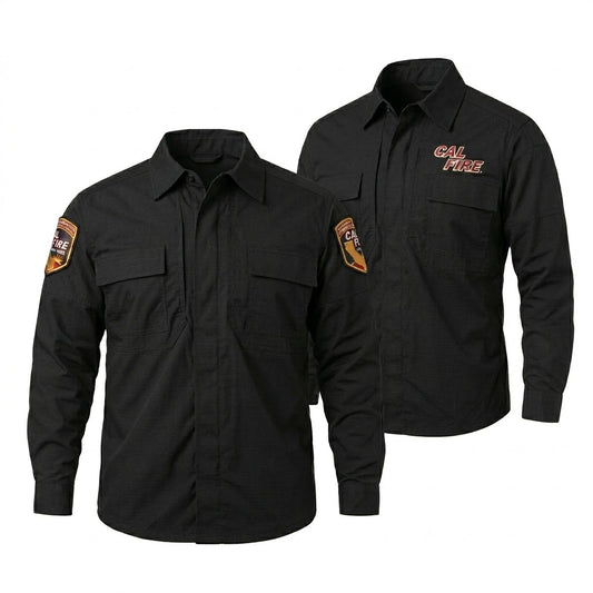 CAL FIRE 5.11 Flex-Tac TDU Long Sleeve Ripstop Shirt