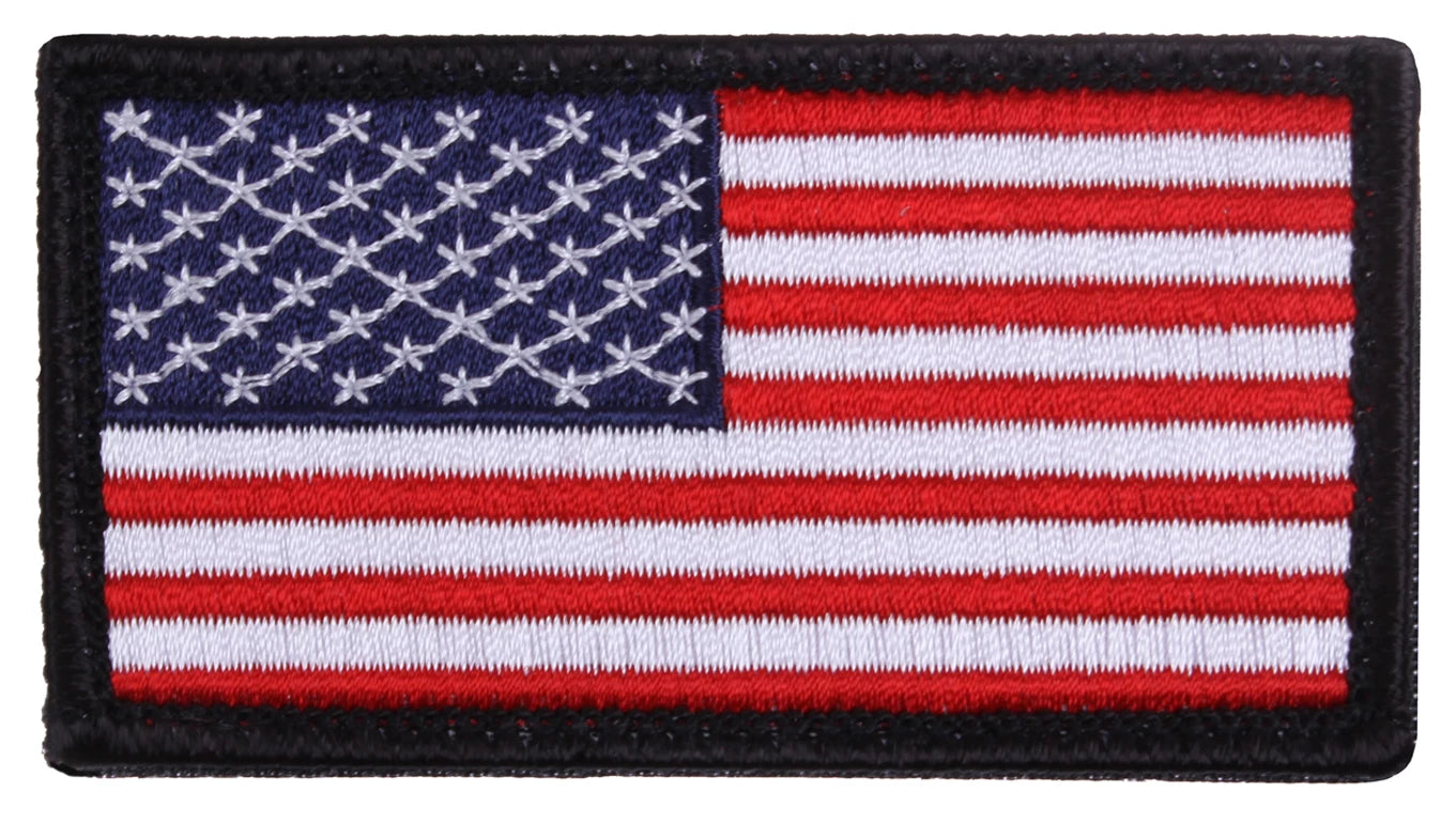 Rothco American Flag Patch - Hook Back