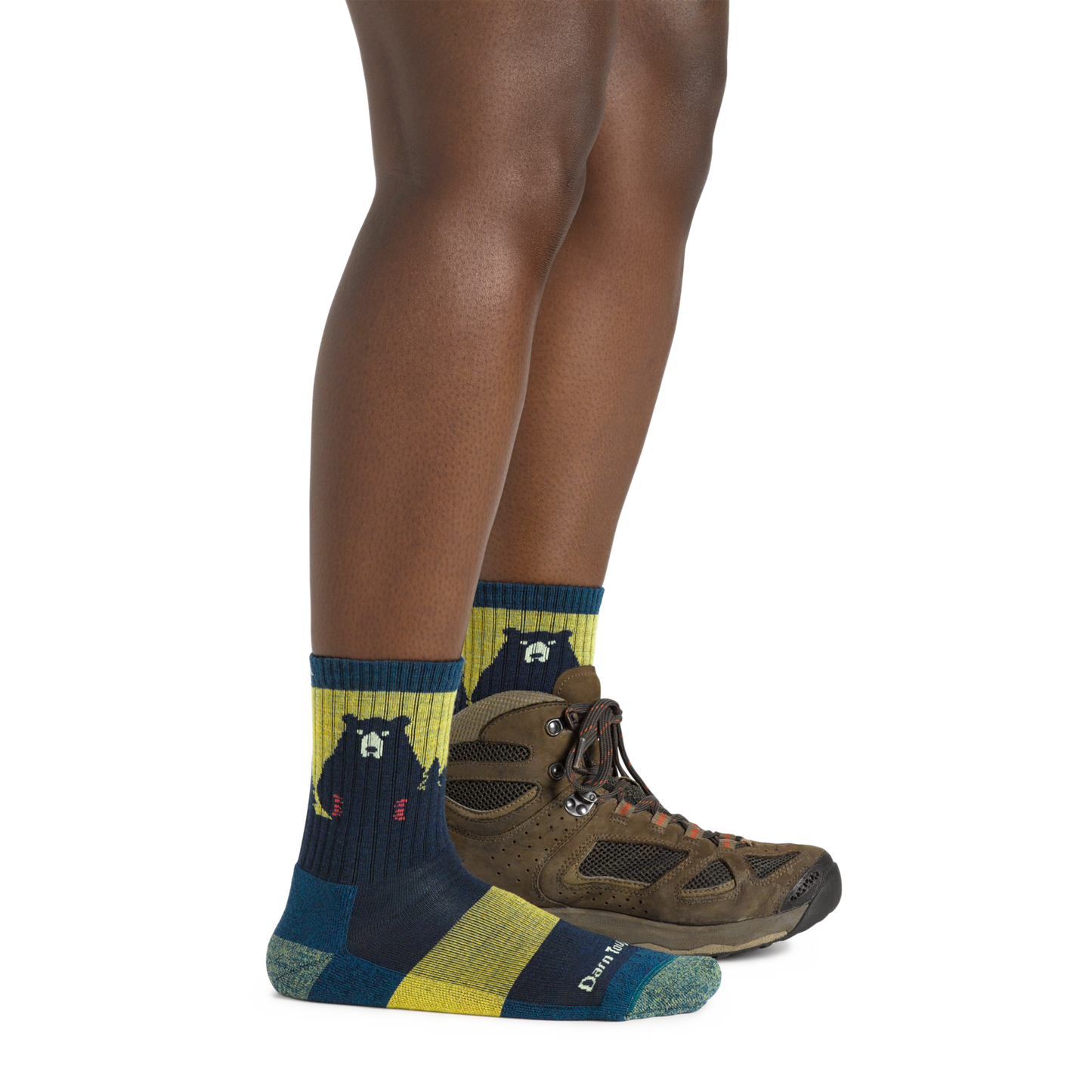 Women's Bear Town Micro Crew Lightweight Hiking Socks