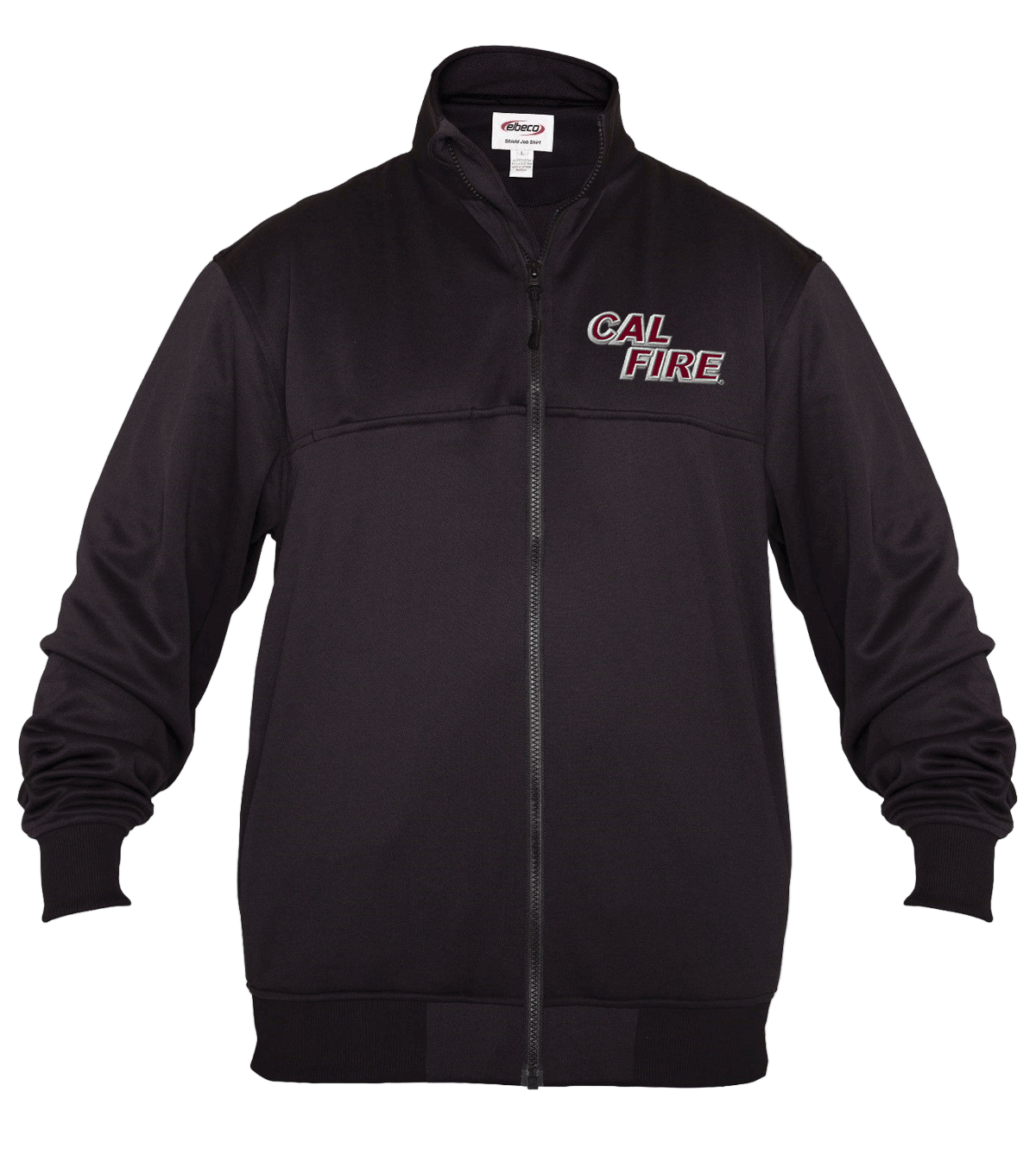 Black jacket with 'CAL FIRE' logo on a white background