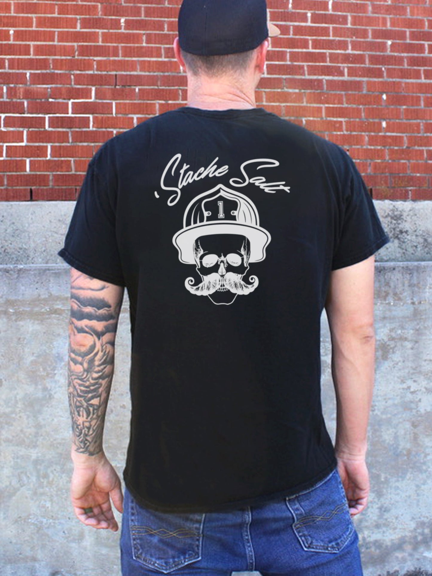 Stache Salt Contrast OG Salty Logo Tee