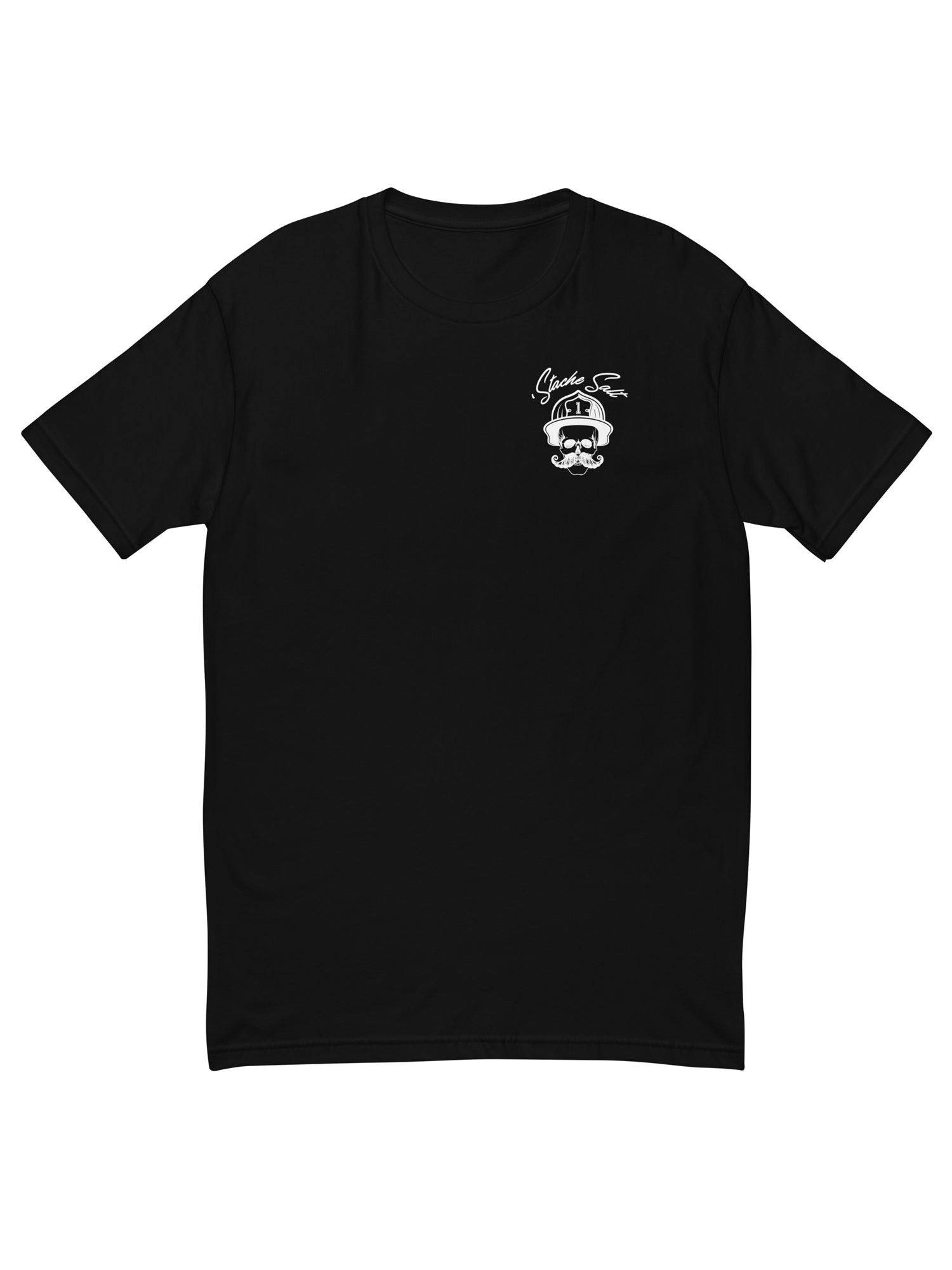 Stache Salt Red Thin 'Stache Line Tee — front view