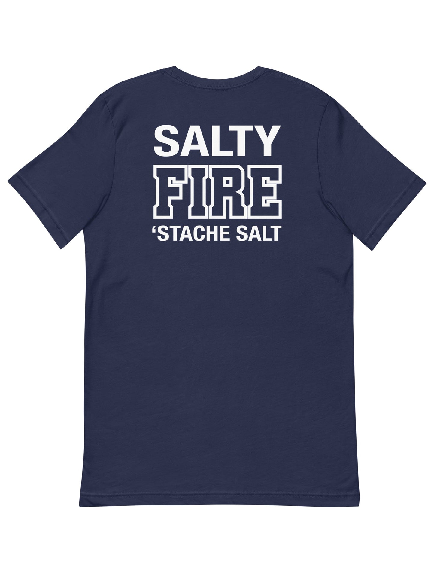 Stache Salt Salty FD Tee — back view