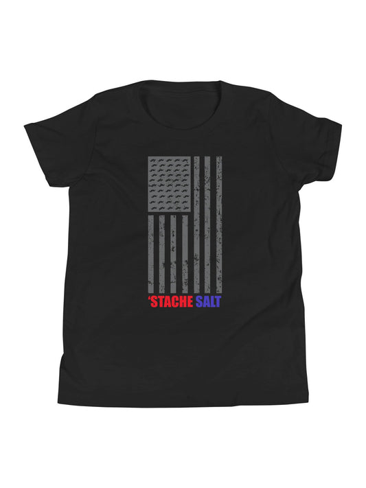 Kids 'Stache Flag Tee