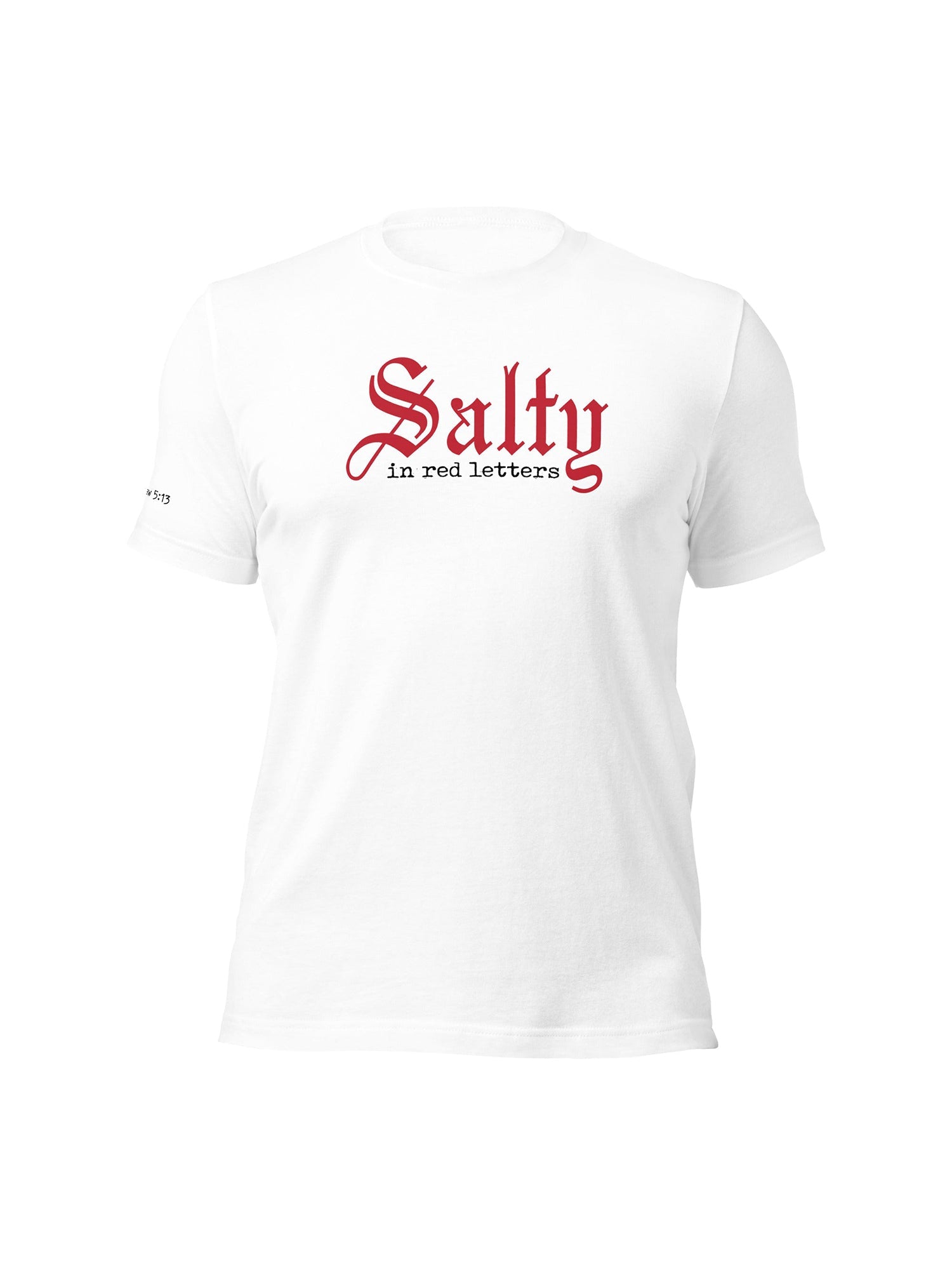 Stache Salt Red Letters Tee