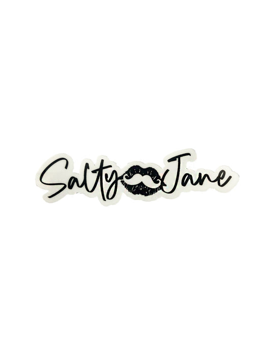 Salty Jane Script Sticker