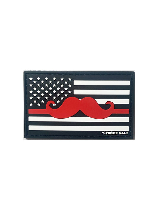 Thin 'Stache Line Velcro Patch