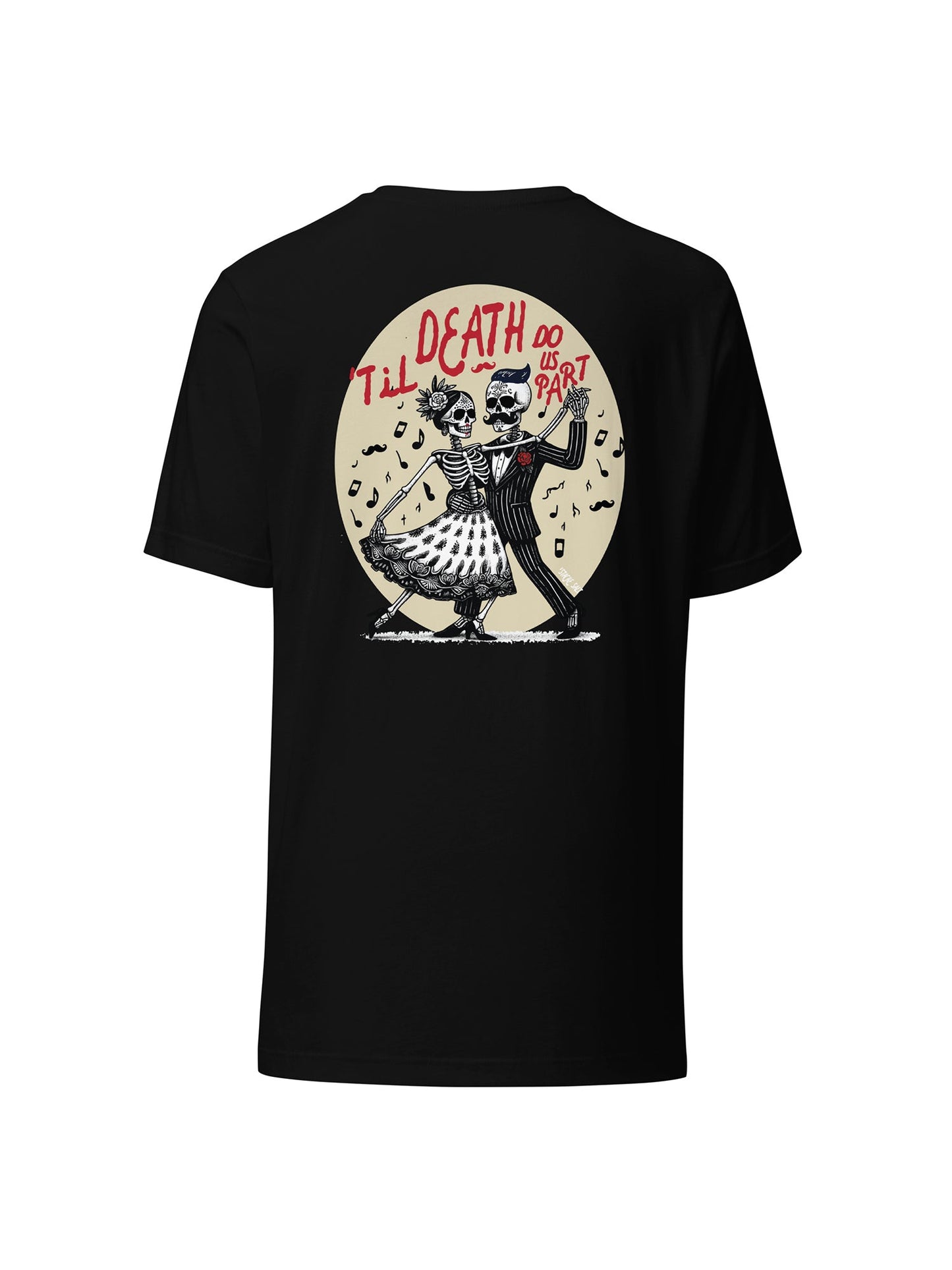 Stache Salt Til Death Do Us Part Men's Tee