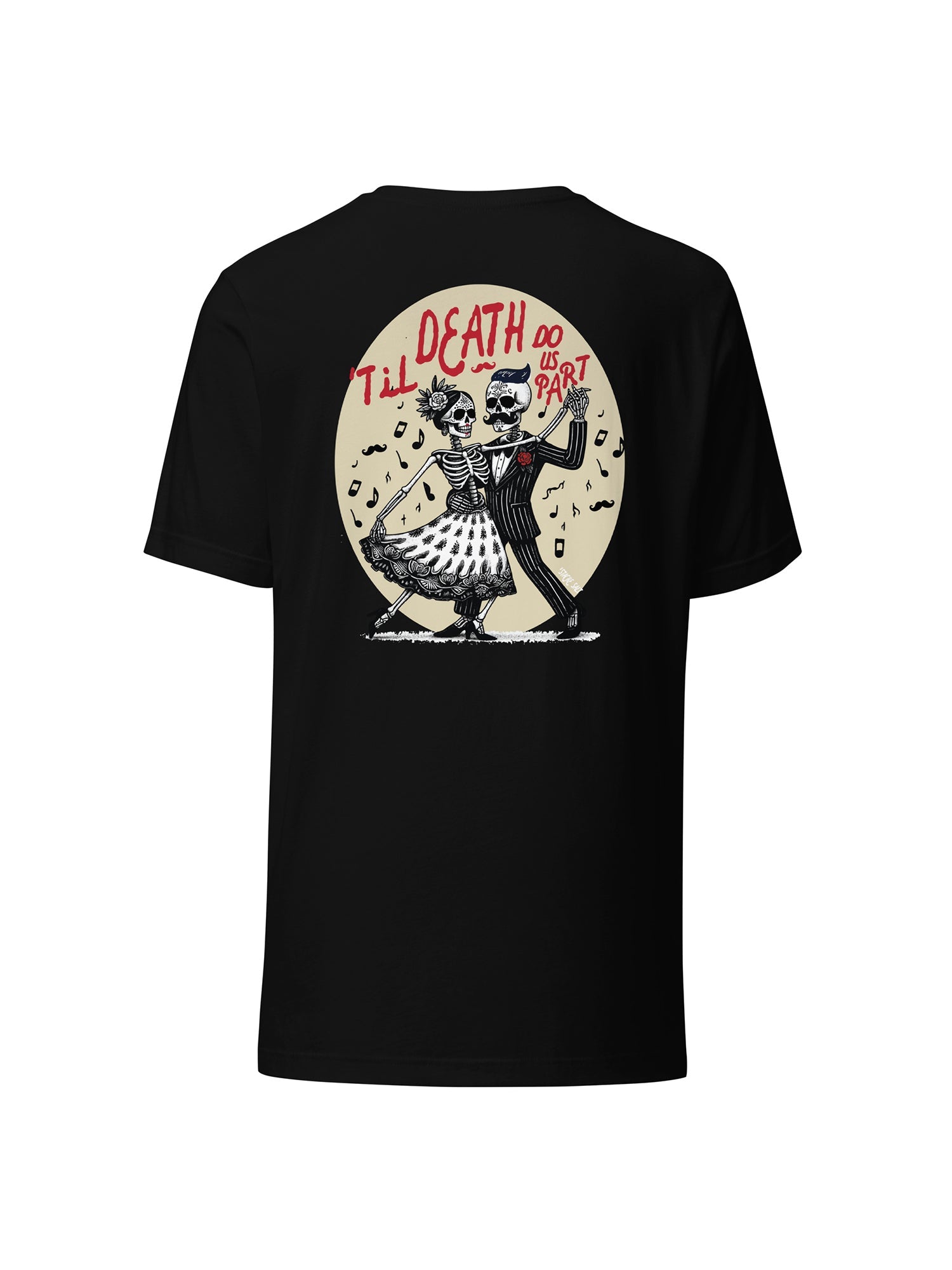 Stache Salt Til Death Do Us Part Men's Tee