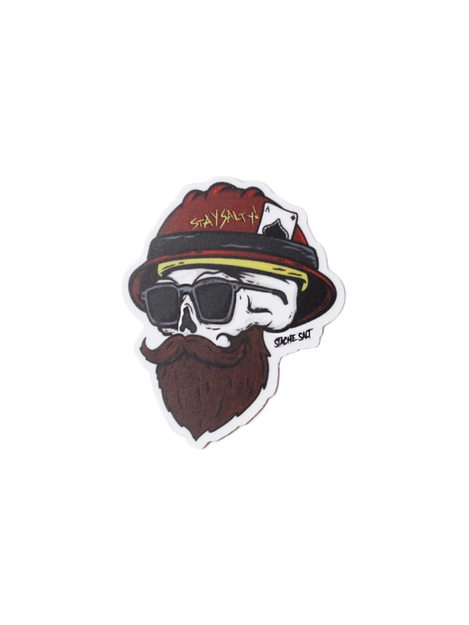 Stache Salt Hot Shot Salty Sticker