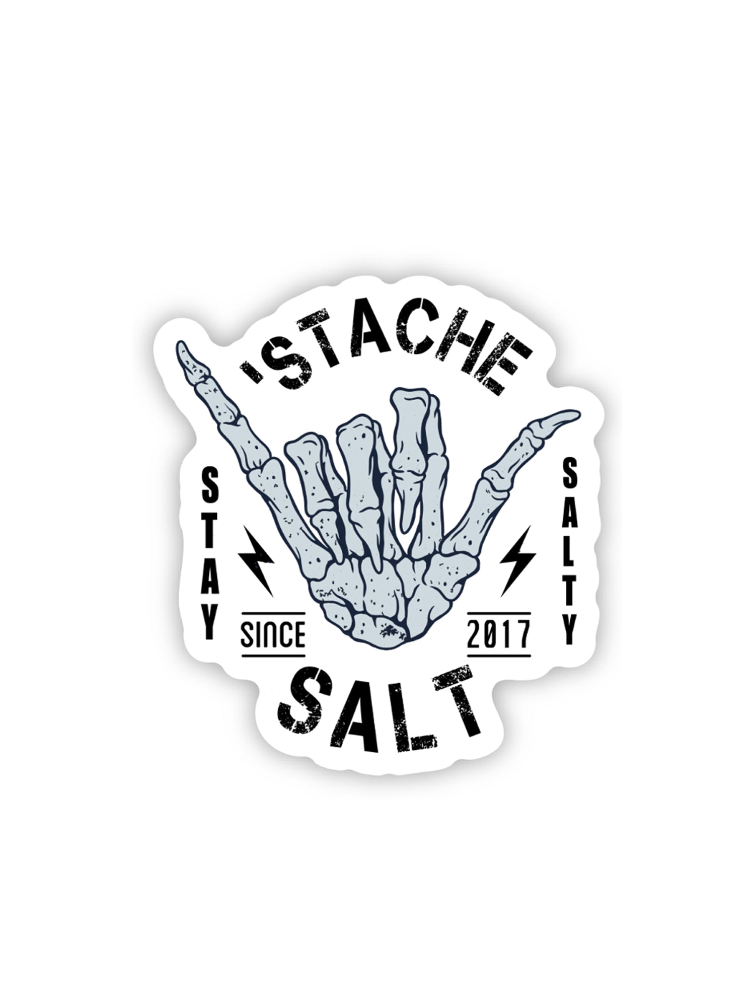 Stache Salt Salty Vibe Sticker