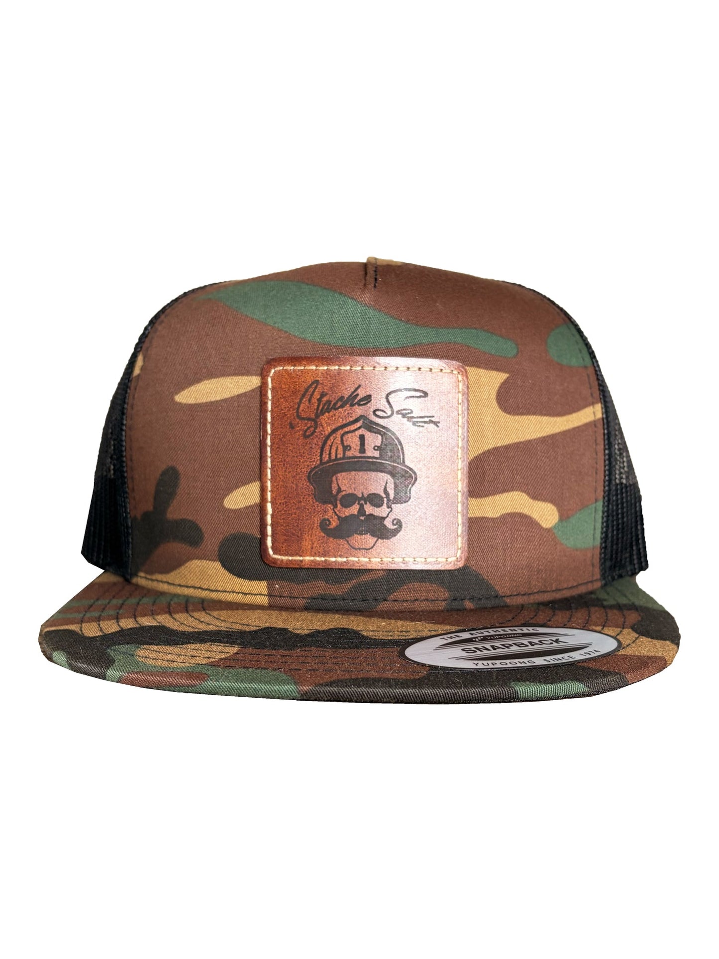 Stache Salt The Salt & Camo Snapback Hat