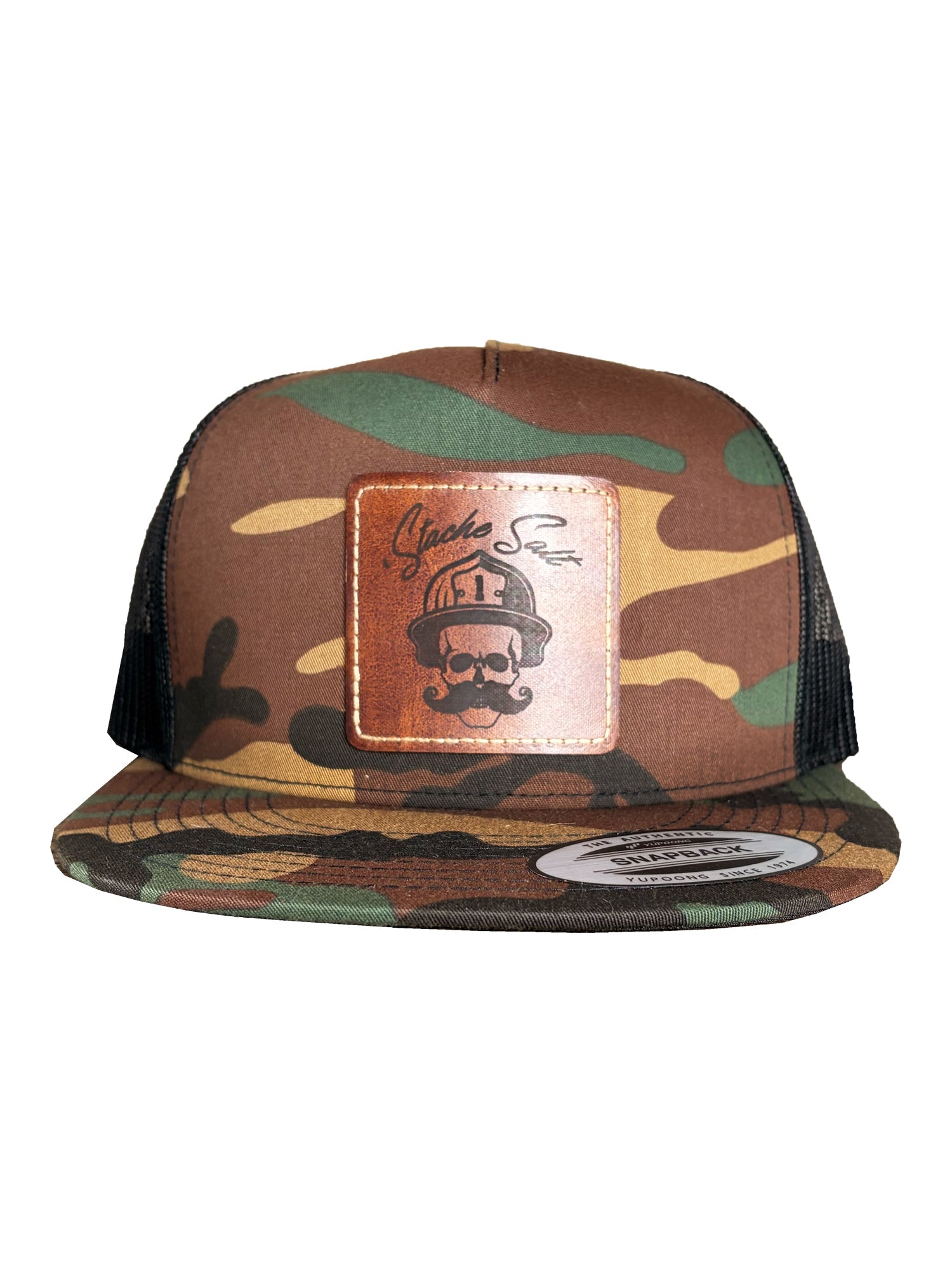 Stache Salt The Salt & Camo Snapback Hat