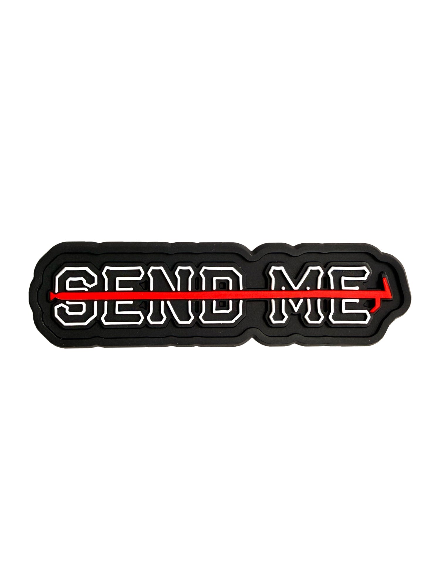 Stache Salt Send Me Velcro Patch — logo detail