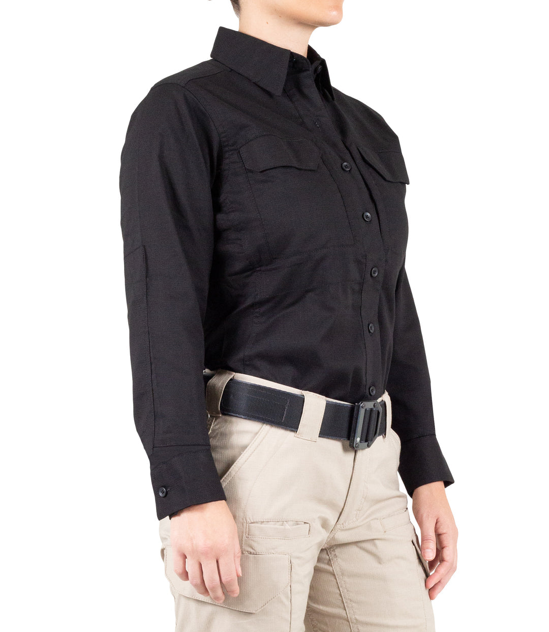 First Tactical Womens V2 Tactical Long Sleeve - Black