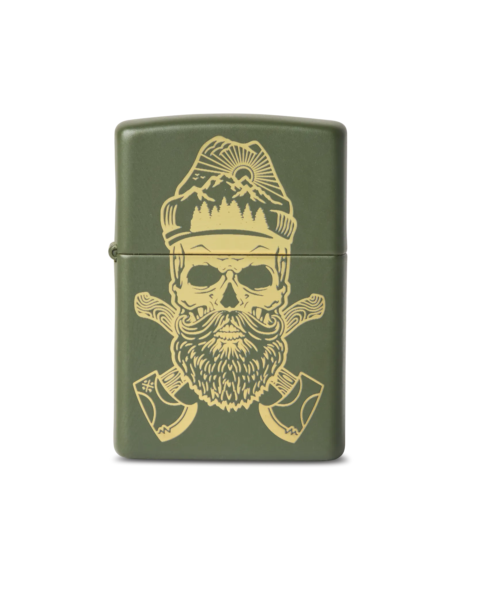 Zippo® Outdoor Skull Windproof Lighter By Zippo® – Green