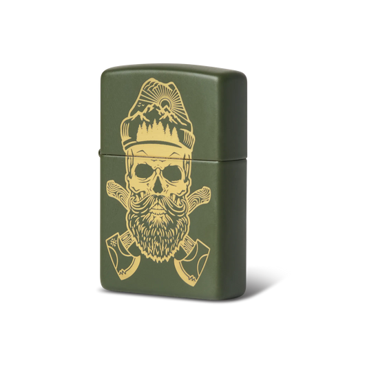 Zippo® Outdoor Skull Windproof Lighter By Zippo® – Green