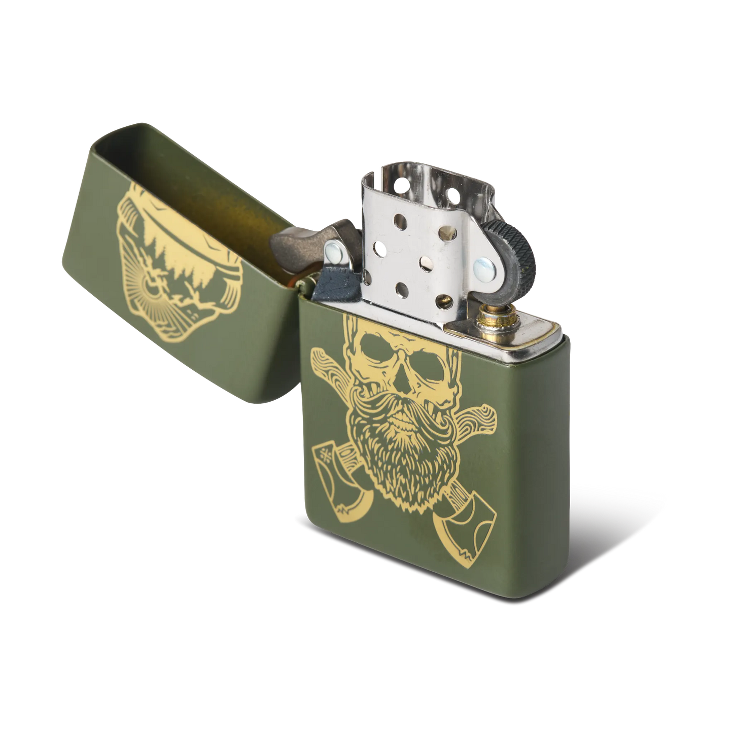 Zippo® Outdoor Skull Windproof Lighter By Zippo® – Green