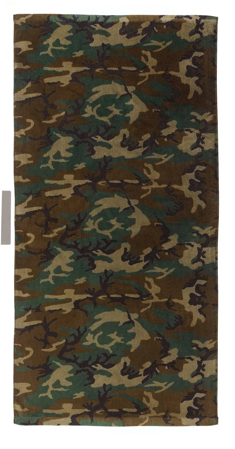 Rothco Woodland Camo Beach Towel