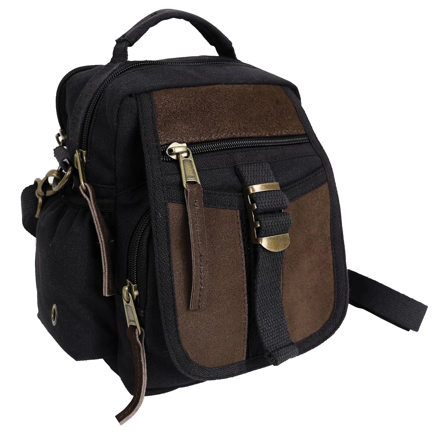Rothco Vintage Canvas &amp; Leather Travel Shoulder Bag