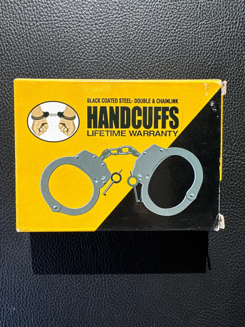 Double-Lock Steel Handcuffs