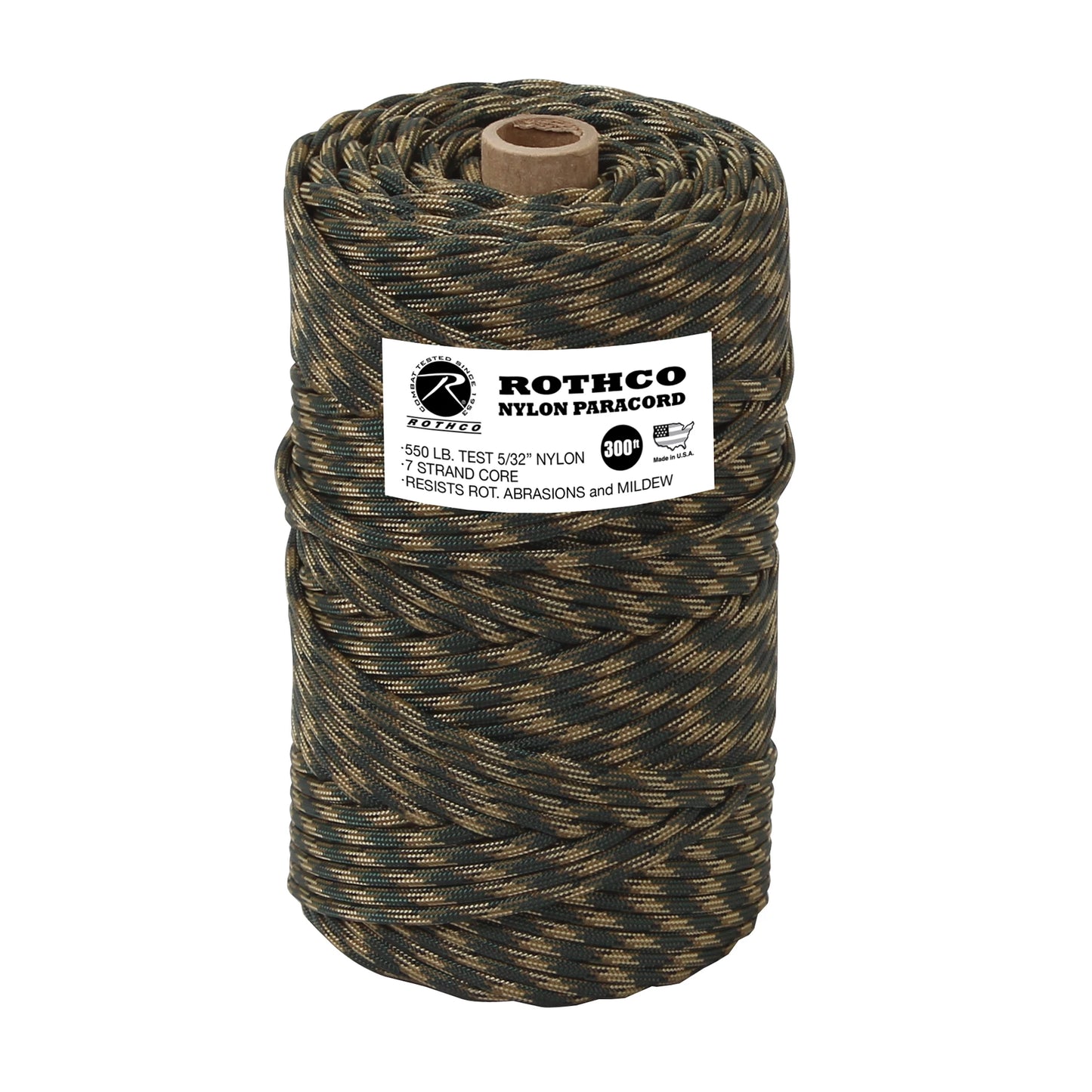 Rothco Nylon Paracord 550lb 300 Ft Tube
