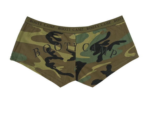 Rothco Woodland Camo "Booty Camp" Booty Shorts &amp; Tank Top