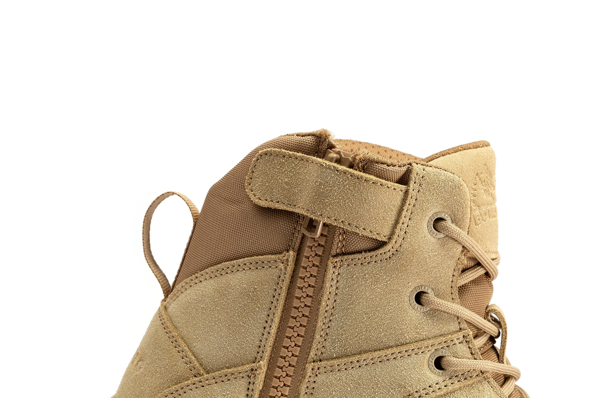 RockRooster Botas Pro Sand Men's 6 inch Side Zipper Rubber Sole Tactical Boots BMP110 (4)