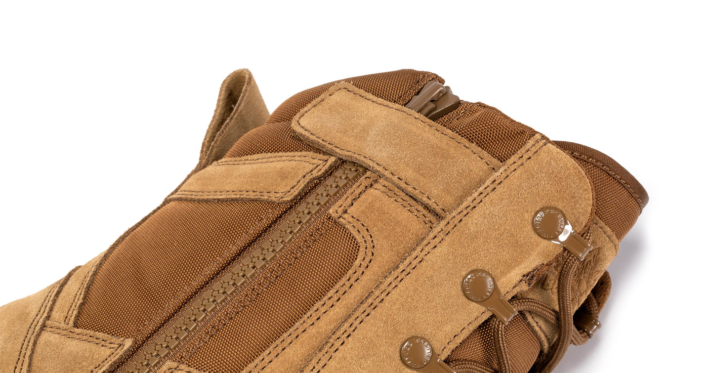 RockRooster Botas Pro Coyote Men's 8 inch Side Zipper Rubber Sole Tactical Boots BMP110CT (4)