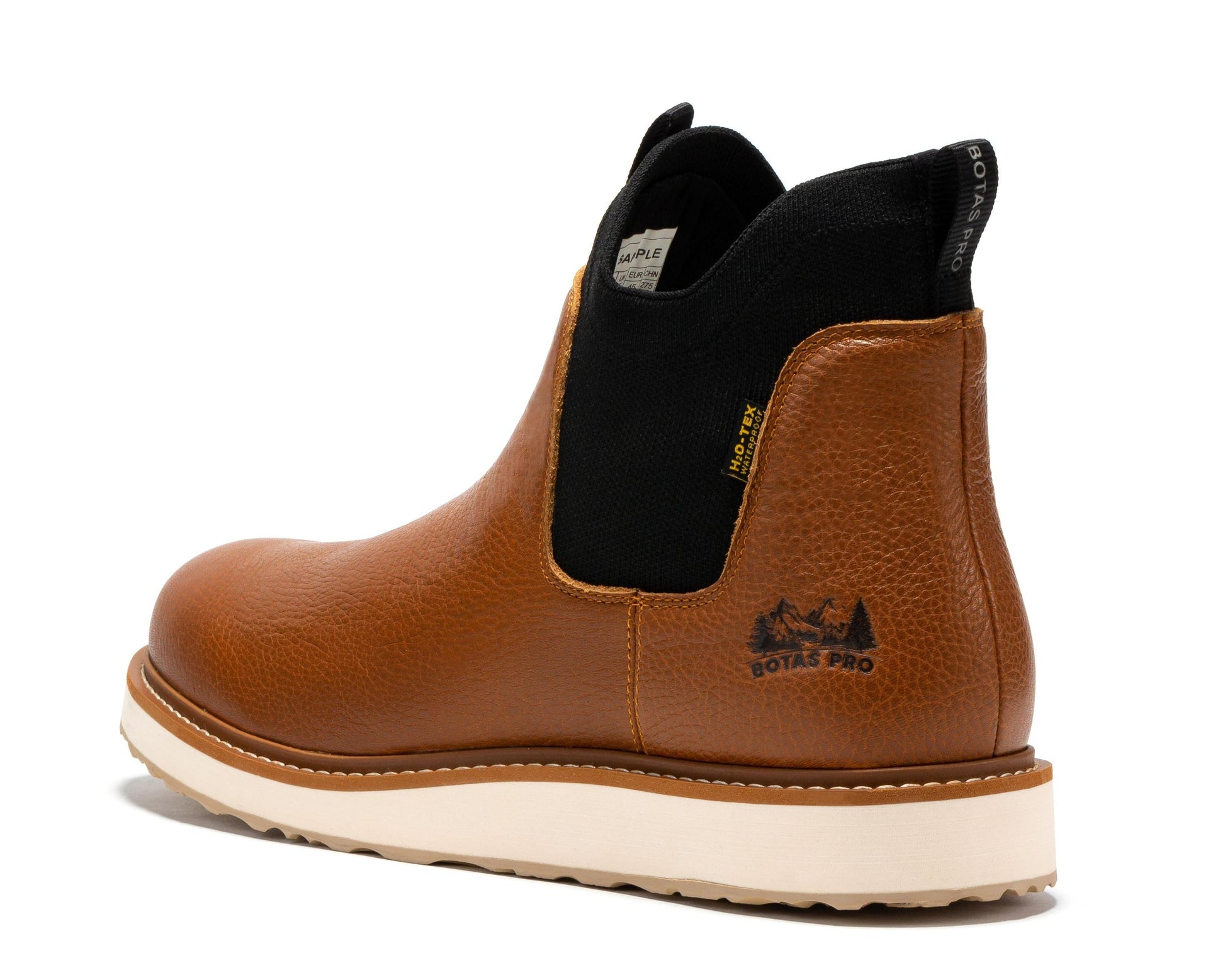 RockRooster Botas Pro Wheat Men's 6 inch Wedge Chelsea Pull-On Boots VBP501 (2)