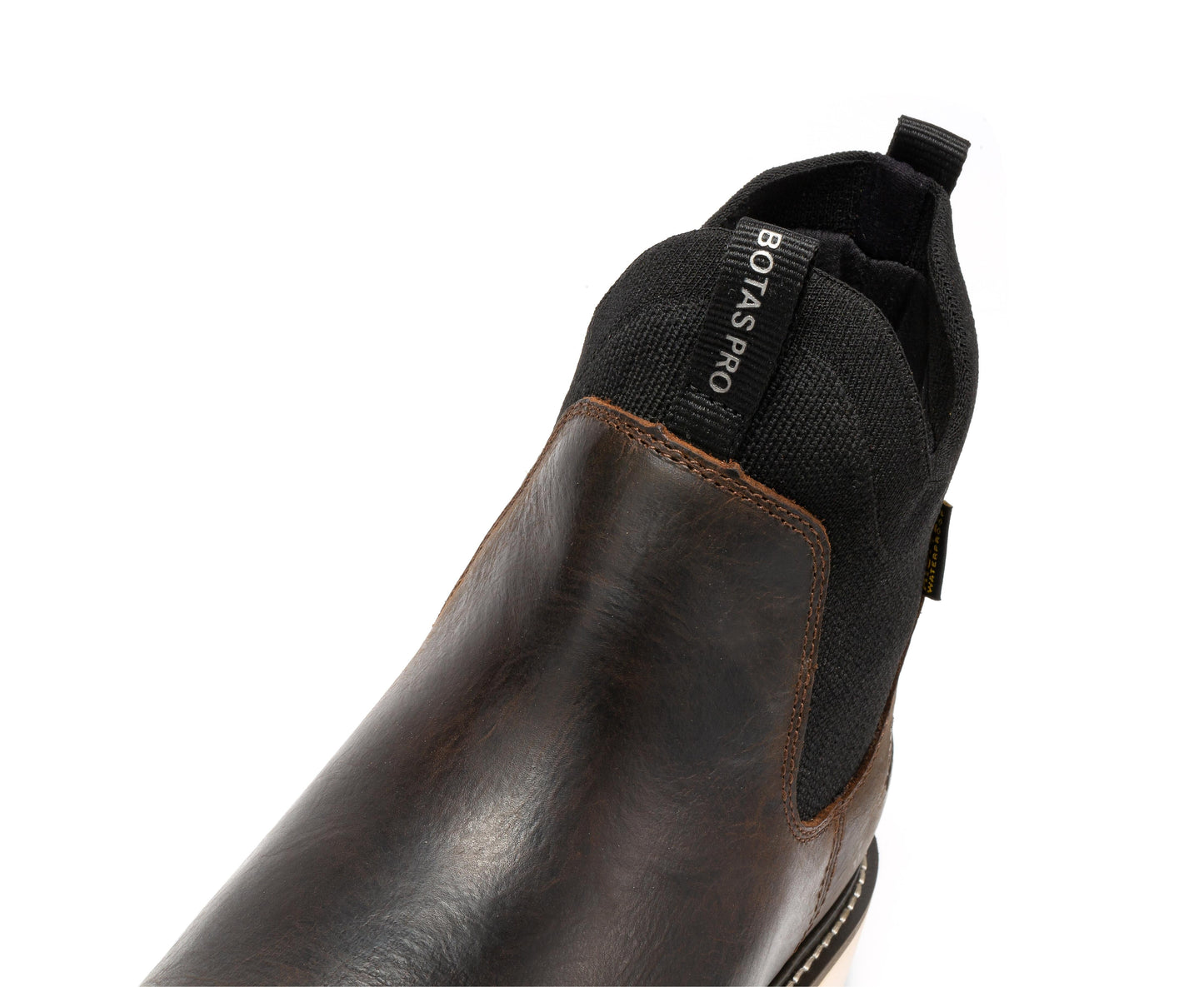 RockRooster Botas Pro Dark Brown Men's 6 inch Wedge Chelsea Pull-On Boots VBP503 (4)