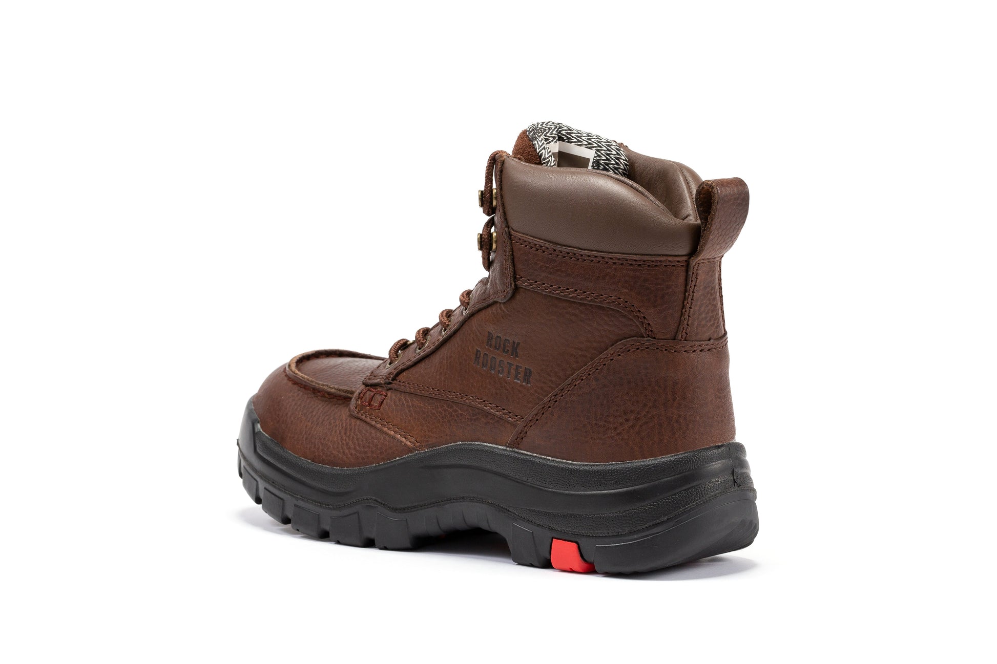 ROCKROOSTER Zumbro 6 inch Wide Steel Toe, Waterproof Work Boots, Rubber Outsole, EH Protection, ASTM 2413, Work Boots AK37…