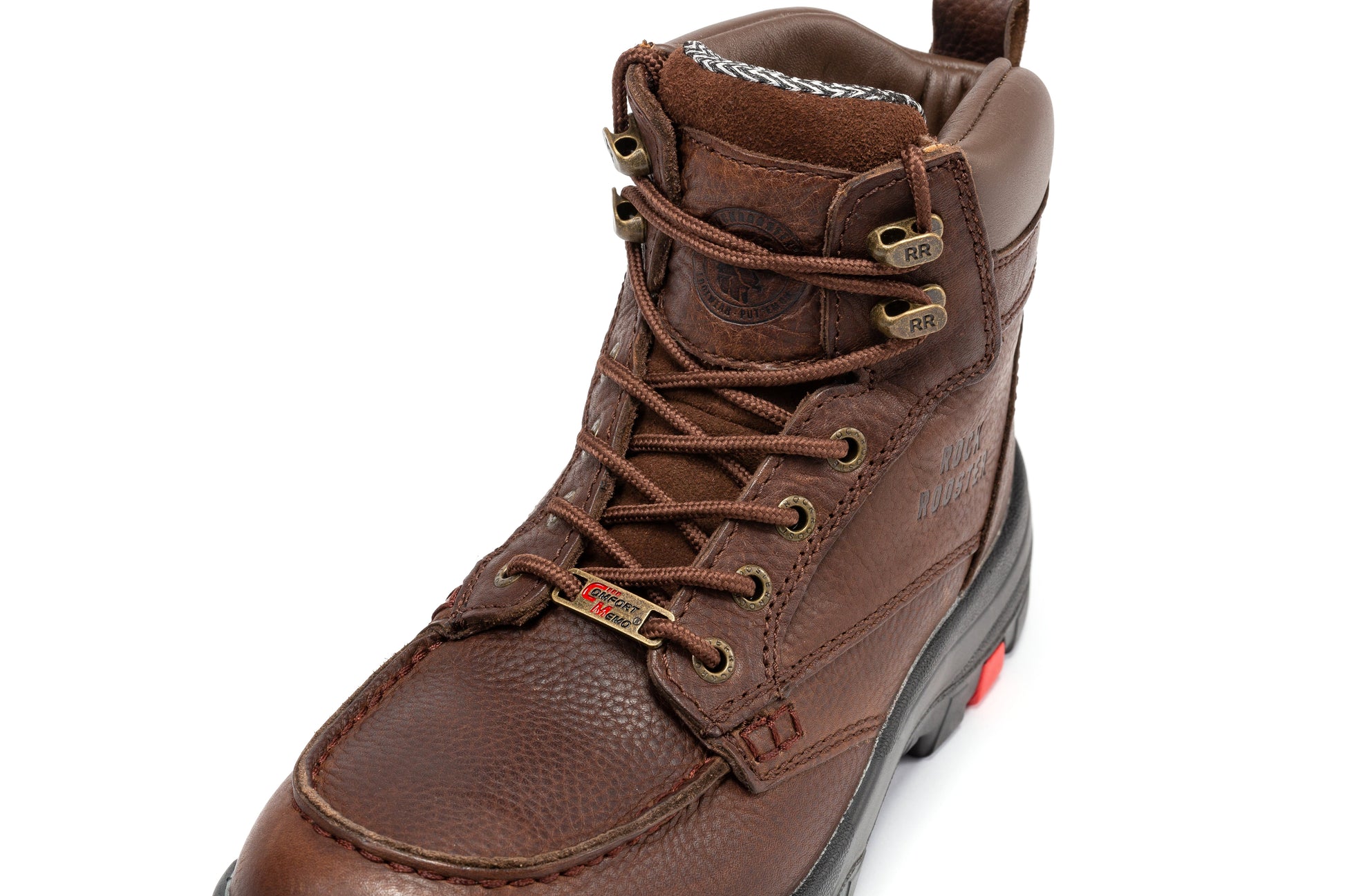 ROCKROOSTER Zumbro 6 inch Wide, Soft Toe, Rubber Outsole, EH Protection, ASTM 2892, Work Boots AK371 (6)